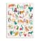 Stupell Industries Joyful Animal Alphabet Kid's Playful ABC Typography Wall Plaque